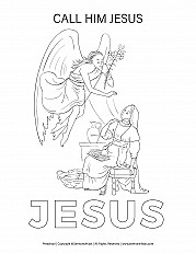 An angel appears to mary childrens sermons from