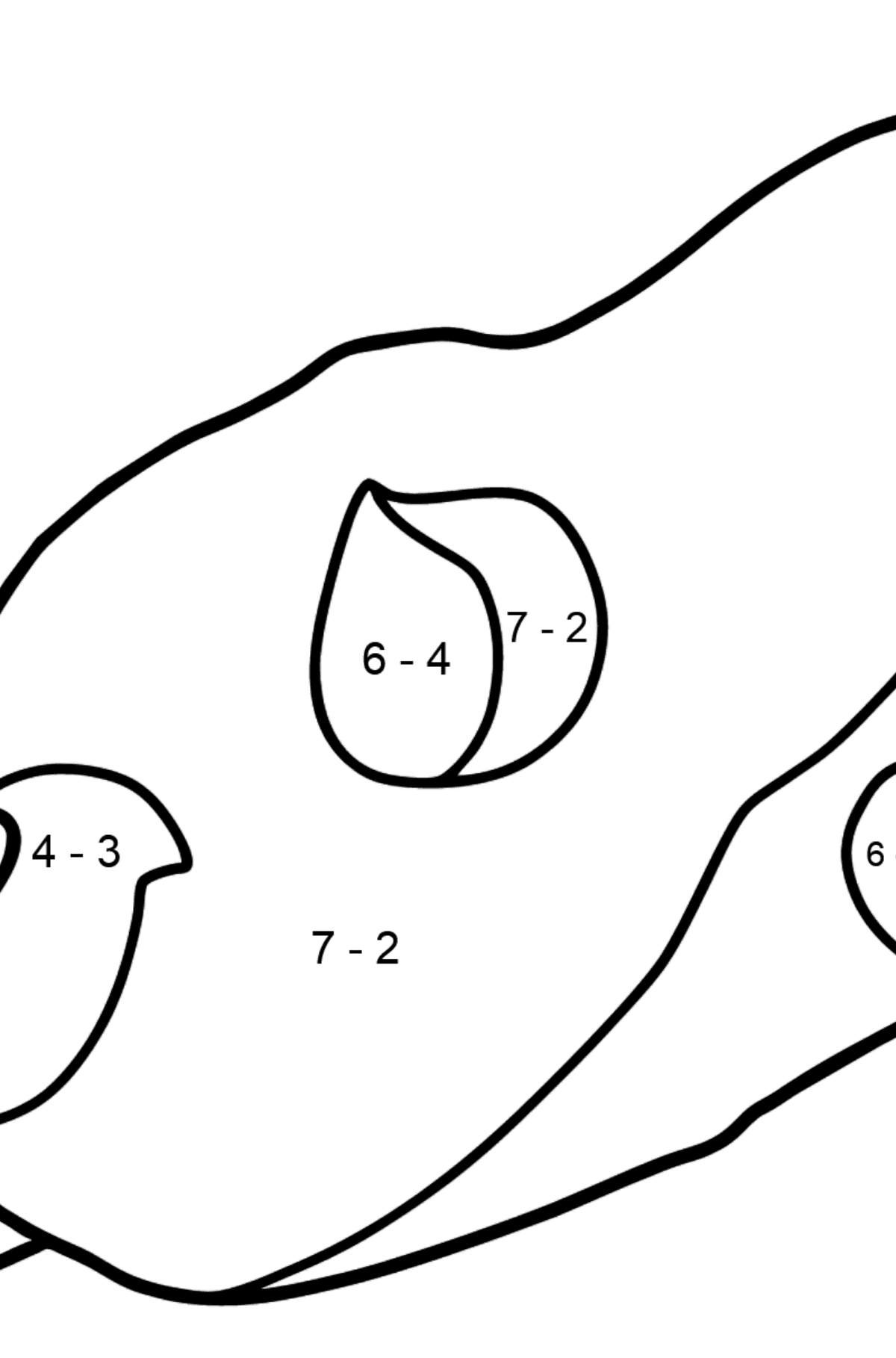 Dibujo de asteroide para colorear â imprime y colorea en lãnea