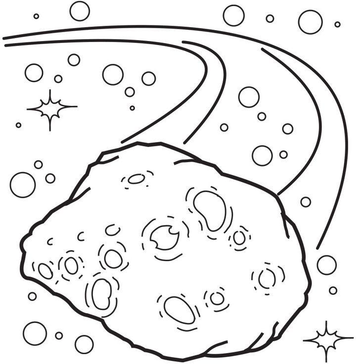 Asteroid coloring page solar system coloring pages planet coloring pages earth coloring pages
