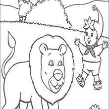 Big ears mushroom house coloring pages