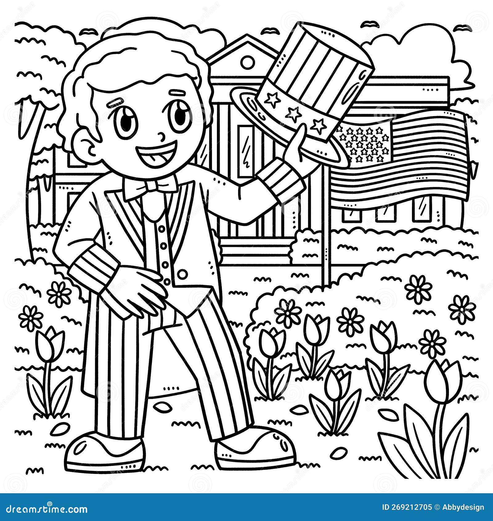 Uncle coloring page stock illustrations â uncle coloring page stock illustrations vectors clipart