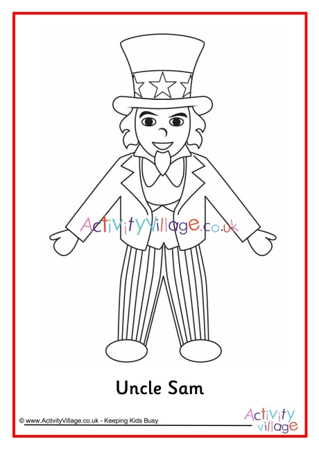 Uncle sam louring page