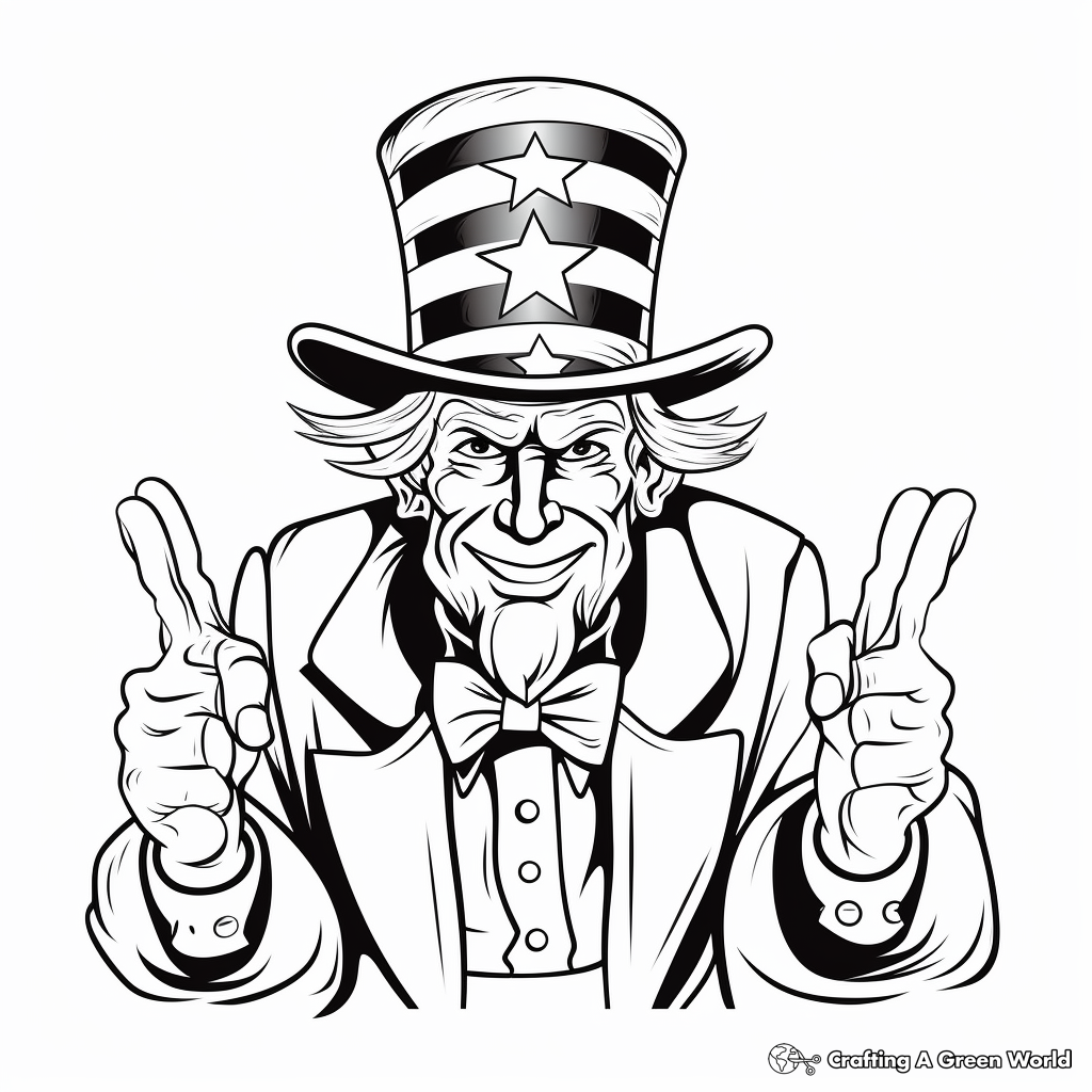 Patriotic coloring pages