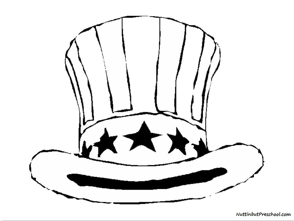 Uncle sam hat printable template