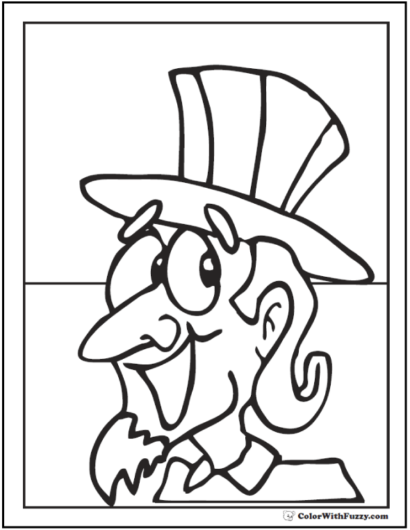 Fourth of july coloring pages â patriotic coloring pages