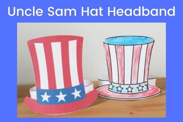 Uncle sam hat craft free printable