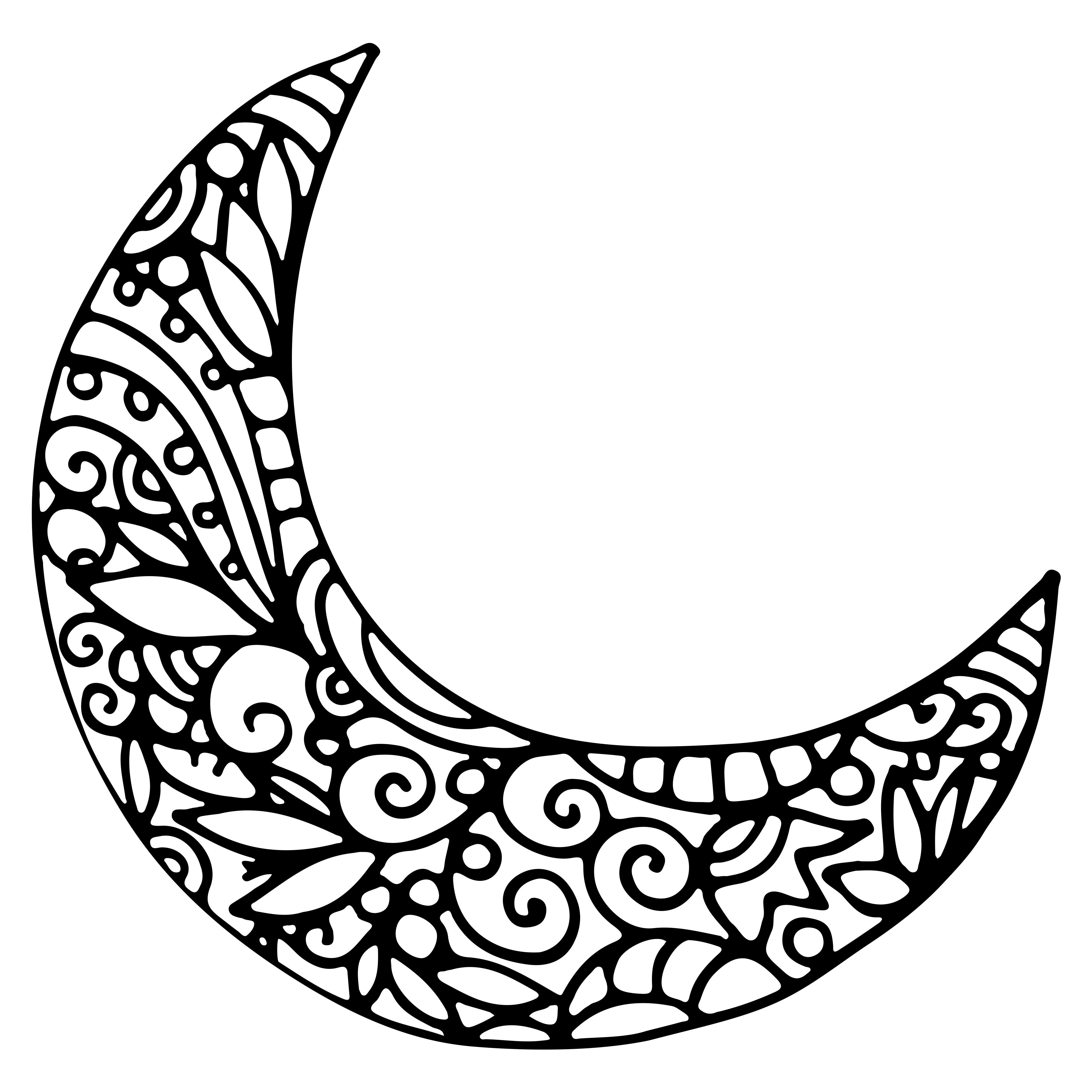 Crescent moon coloring page moon coloring pages coloring pages star coloring pages