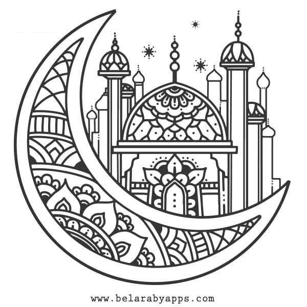 Ramadan coloring pages printable for free download