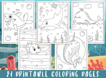 Under the sea coloring pages printable under the sea coloring pages for kids
