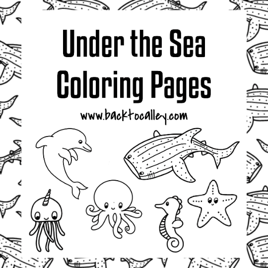 Under the sea coloring pages digital download â a tampa lifestyle travel green living blog â back to calley