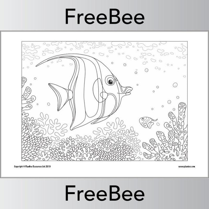 Under the sea colouring pages â