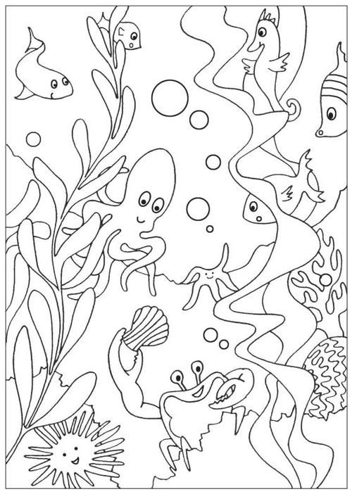 Under the sea free coloring pages ocean coloring pages coloring pages animal coloring pages