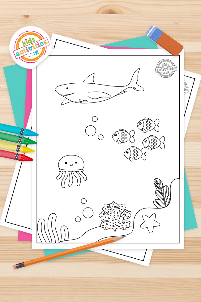 Fascinating under the sea coloring pages to print color kids activities blog