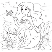 Under the sea coloring pages free printable pictures