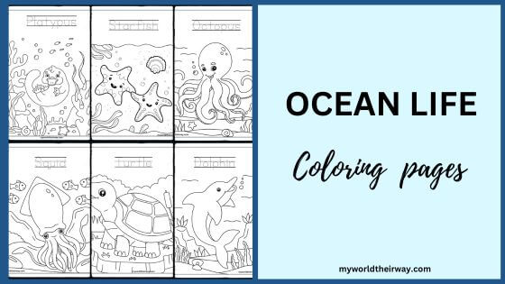 Dive into fun with ocean animal coloring pages