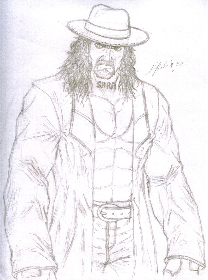 Rough sketch the undertaker by thealvintaker on