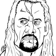 The undertaker coloring pages