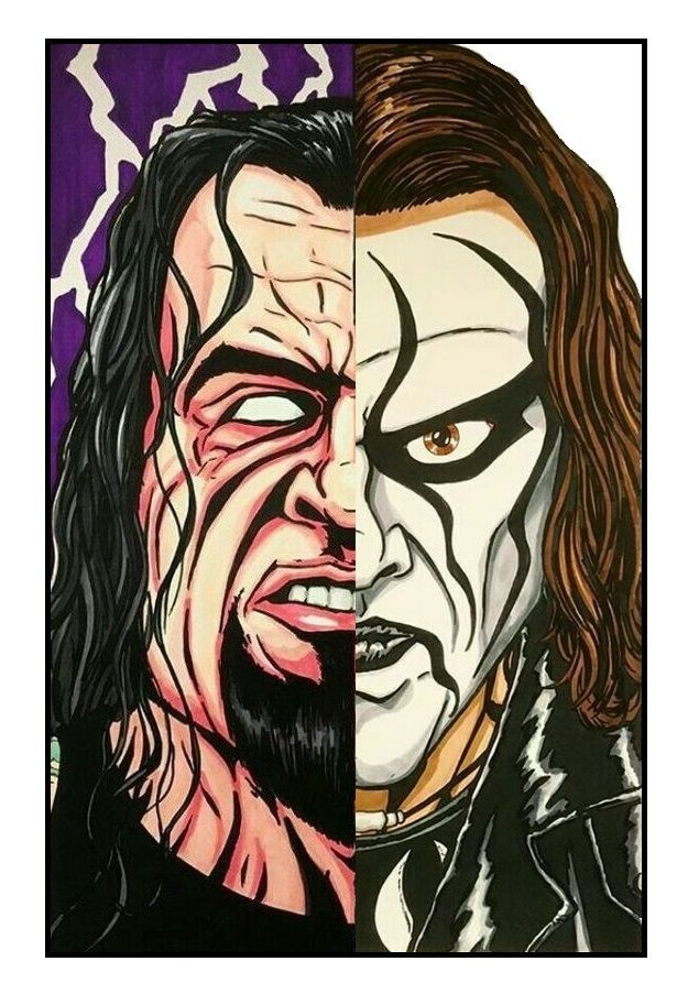 Sting vs undertaker undertaker undertaker wwe wwe coloring pages