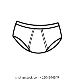 Coloring book children underwear underpants black vector de stock libre de regalãas
