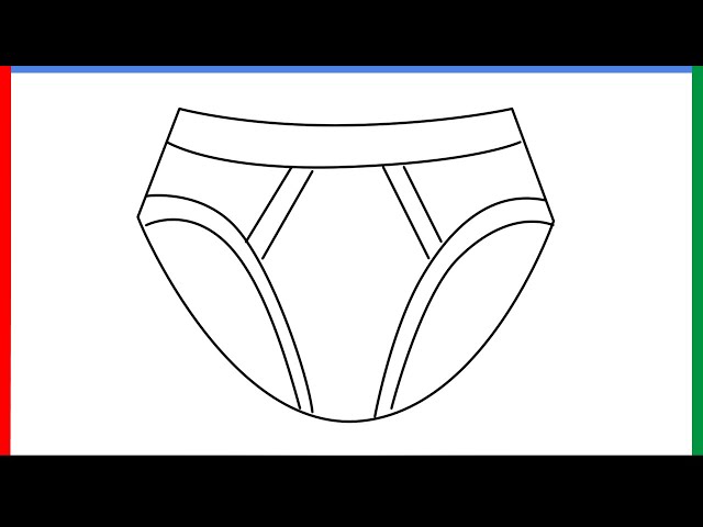 How to draw briefs emoji step by step for beginners