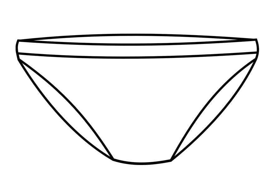 Coloring page underpants