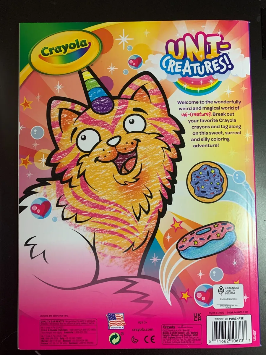 Crayola coloring book uni