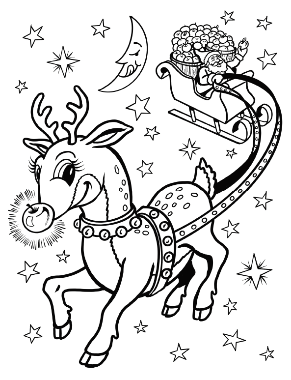 Christmas coloring pages allens