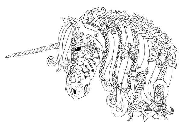 Adult coloring pages unicorns images stock photos d objects vectors