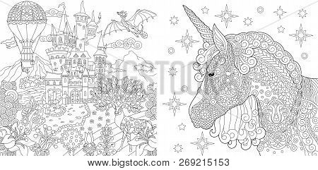 Coloring pages vector photo free trial bigstock