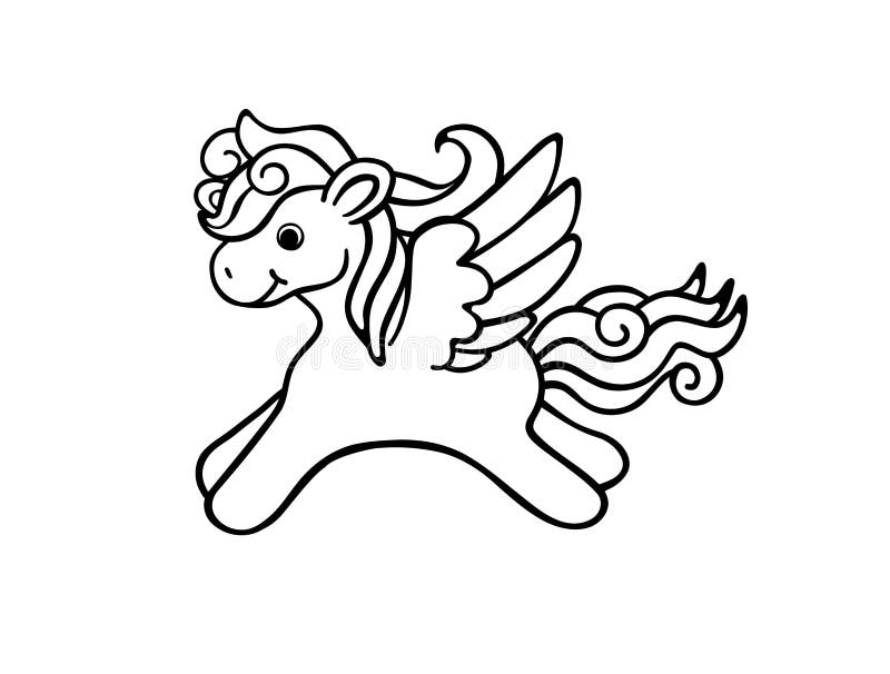 Coloring pages unicorn pegasus stock illustrations â coloring pages unicorn pegasus stock illustrations vectors clipart