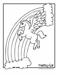 Unicorn pegasus coloring pages woo jr kids activities childrens publishing