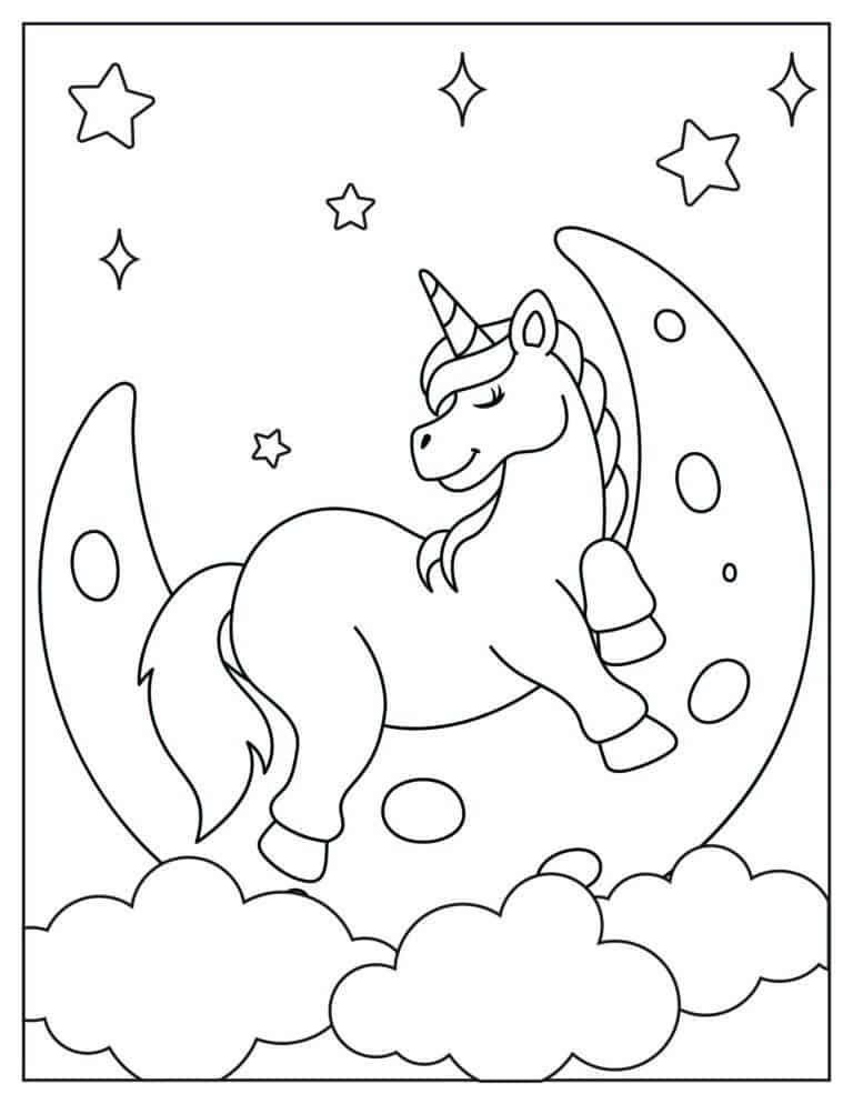 Grab your free unicorn and rainbow coloring pages pages