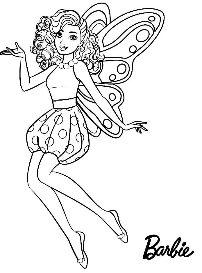 Barbie coloring pages printable for free download