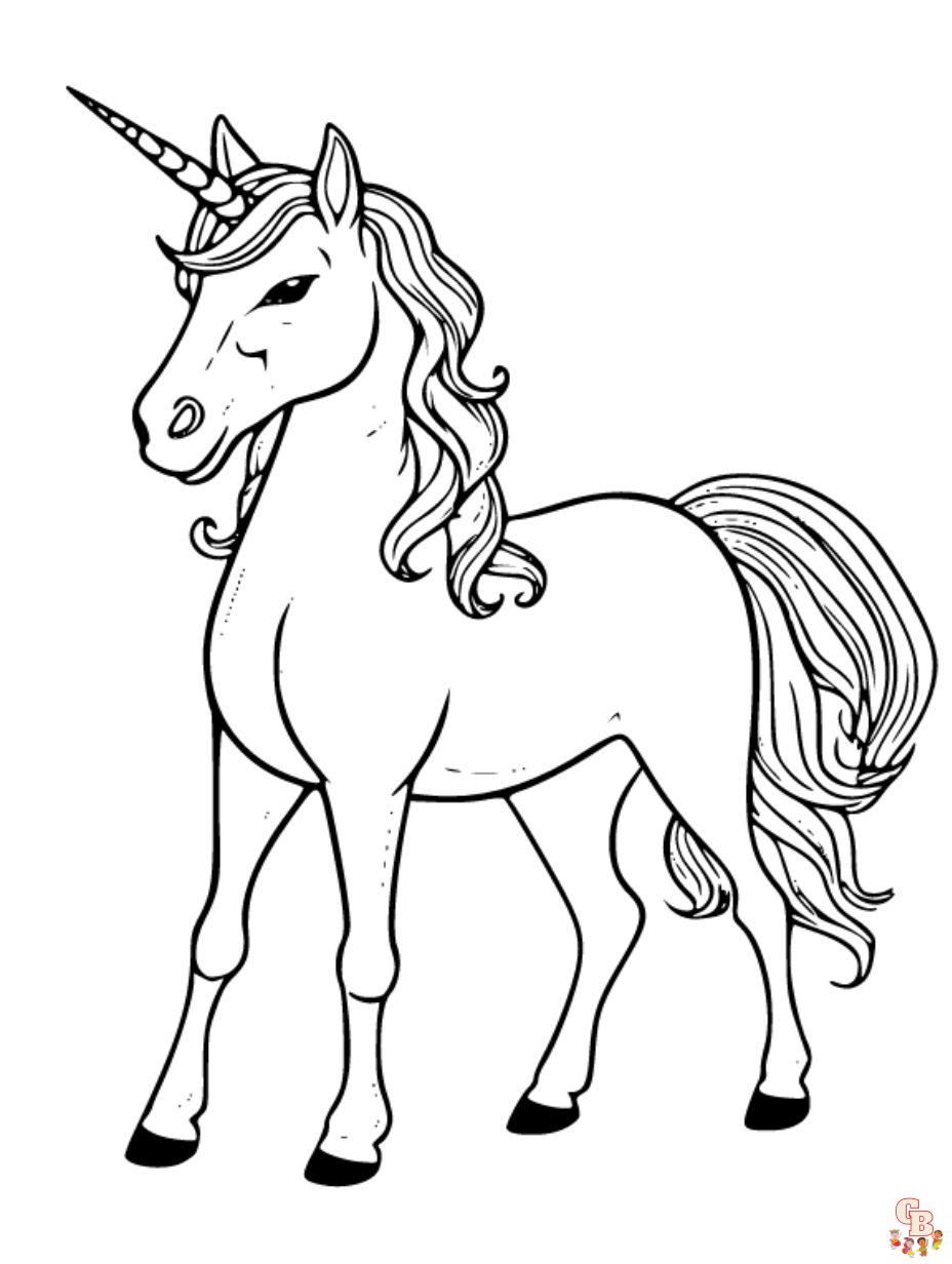 Free printable unicorn coloring pages for kids and adults