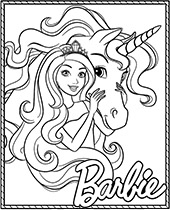 Barbie coloring page sheet queen