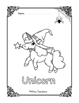 Halloween coloring pages writing halloween activity pumpkins cats and bats