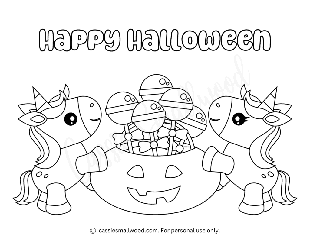 Awesome halloween coloring pages