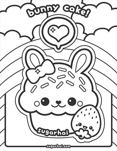 Free coloring pages unicorn coloring pages bunny coloring pages cupke coloring pages