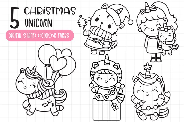 Unicorn coloring pages baby animals kid printable