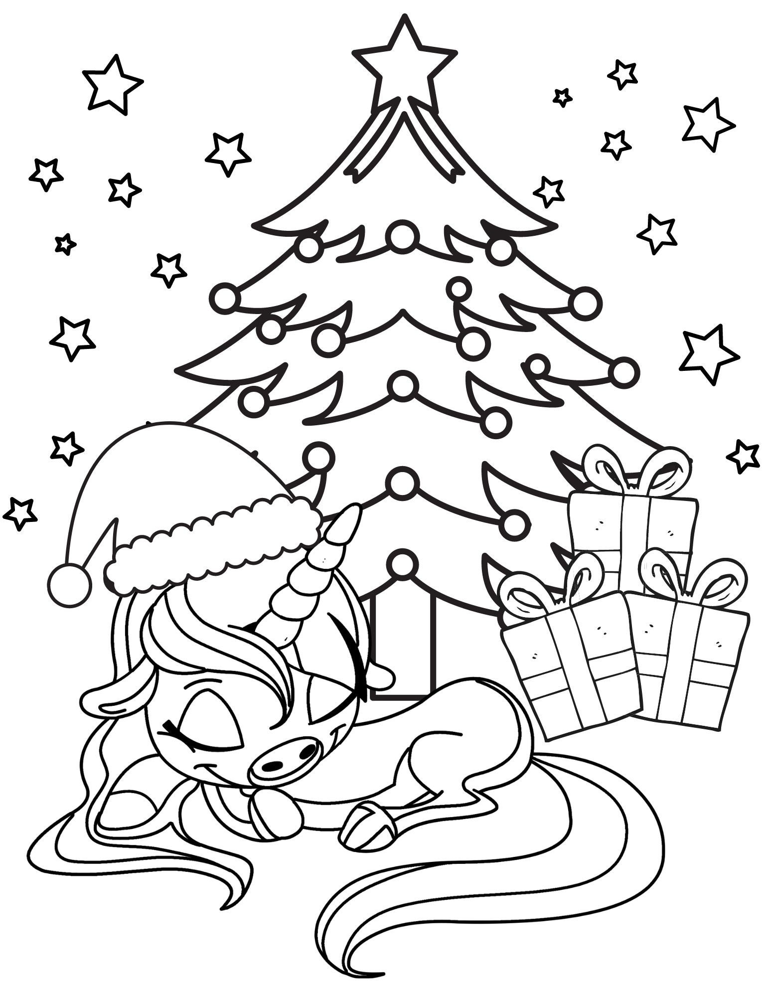 Unicorn christmas coloring pages pdf christmas coloring printables unicorn winter coloring sheets unicorn holiday coloring pages