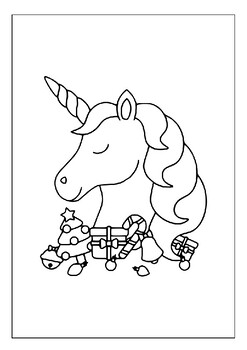 Get creative with our festive printable christmas unicorn coloring sheets pdf