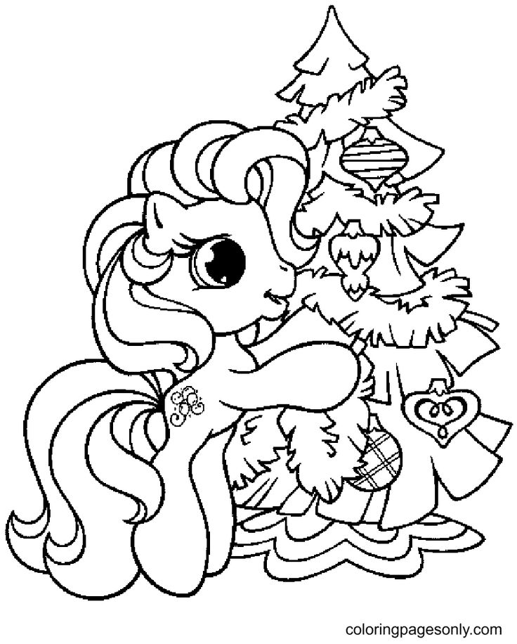 Disney christmas coloring pages