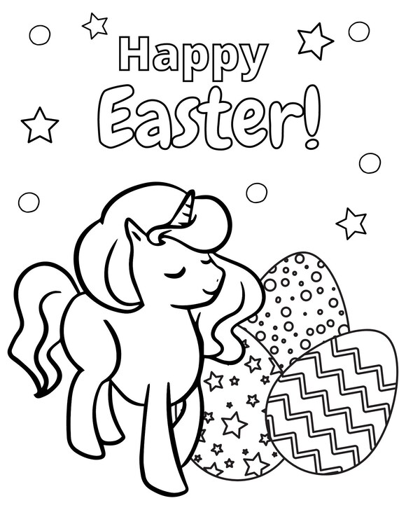 Unicorn easter coloring pages easter coloring easter printables unicorn coloring pages good friday coloring pages easter activity page