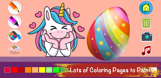 Easter egg coloring book eas