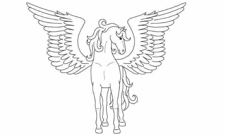Easy free unicorn coloring pages for kids rkidscoloringpage