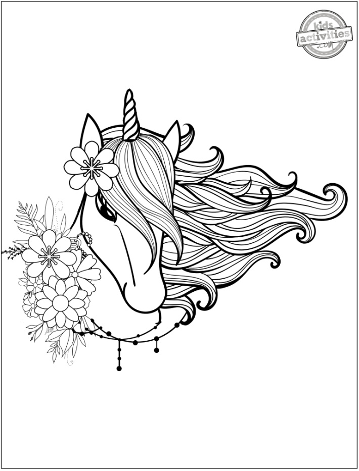 Magical unicorn coloring pages for kids kids activities blog