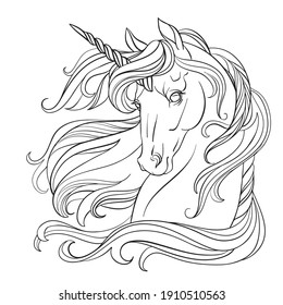 Unicorn sketch images stock photos d objects vectors