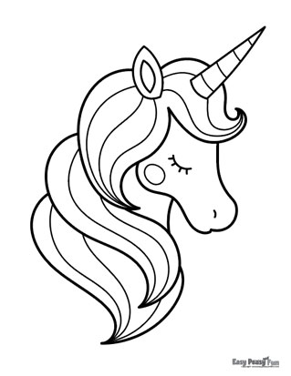 Unicorn coloring pages