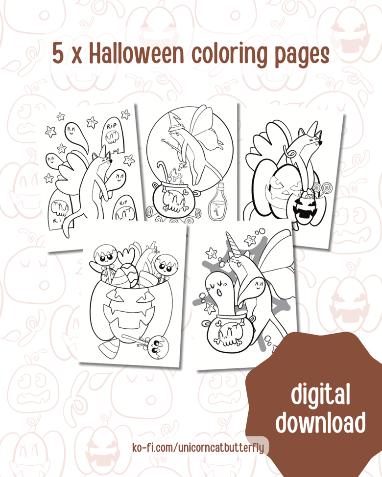 Halloween coloring pages