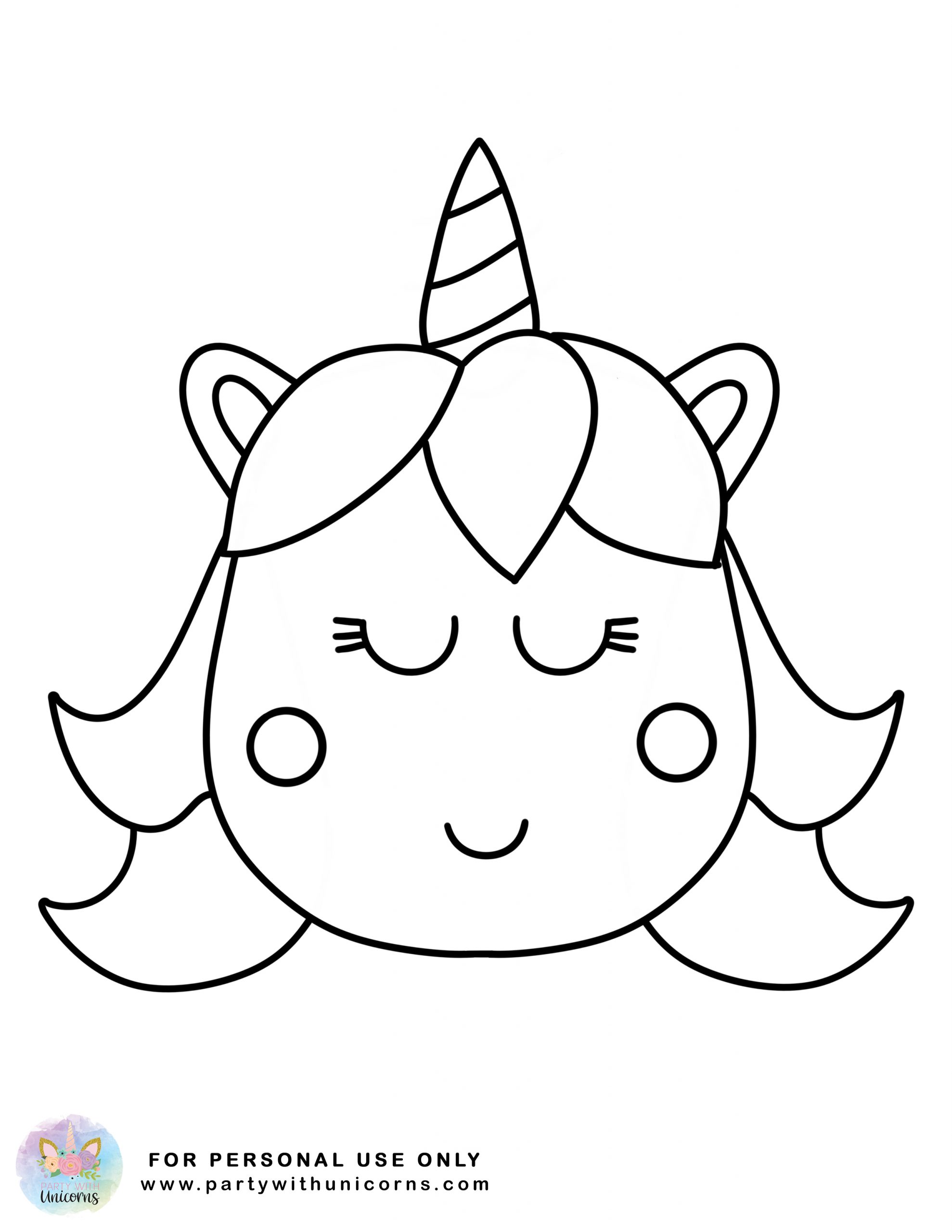 Unicorn coloring pages